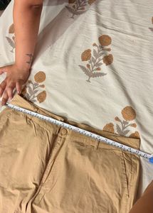 Unisex Beige Cargo Pants