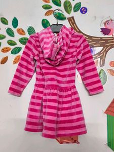 Liliput Striped Hoodie Dress