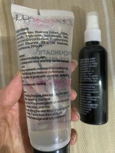 Huda Beauty Primer and Matte Fixer