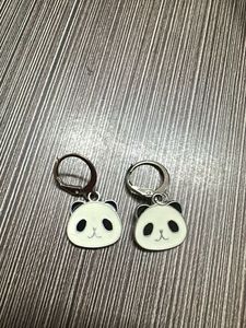 Cute Panda Dangle Earrings