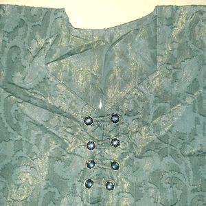 Rare Blue Heirloom | Handcrafted Statement Kurta