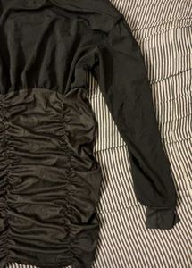 Black Bodycon Long Sleeve Dress