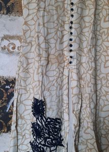 Beautiful Embroidered Pure Fabric Kurti By ODHNI
