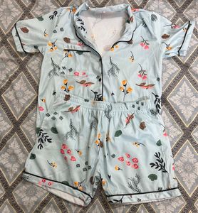 Cute Floral Pajama Set