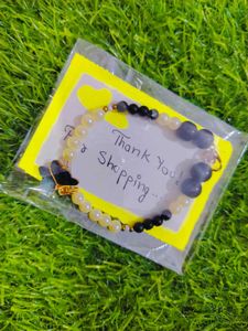 Butterfly Charm Beaded Bracelet
