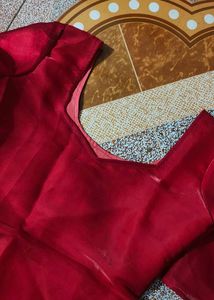 red zimmyzoo short kurti stiched by me