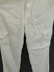 Beige Cargo Pants