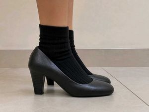 Classic Black Leather Pumps