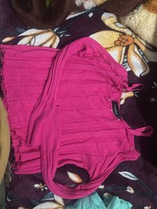Pink Top with Long Sleeves