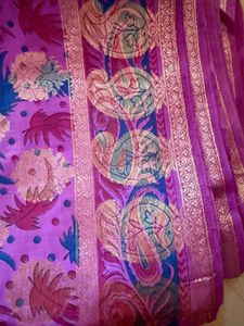 Vibrant Floral Saree
