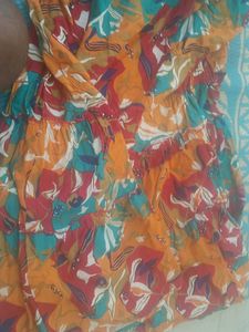 Vibrant Floral Print Kurta