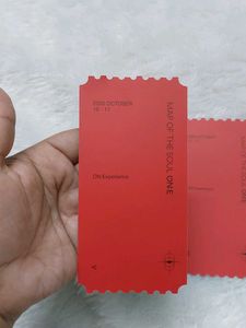 Jin And V MOTS ONE Official Holo Tickets