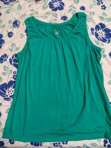 XL Sea Green Sleevless Top