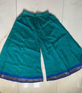Teal Palazzo Pants with Dupatta