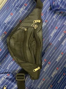 black waist bag