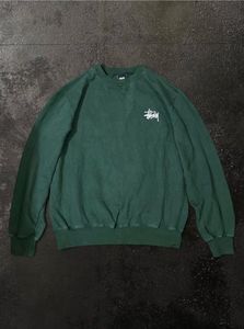 Stussy Green Crewneck Sweatshirt