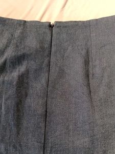 Denim Pencil Skirt