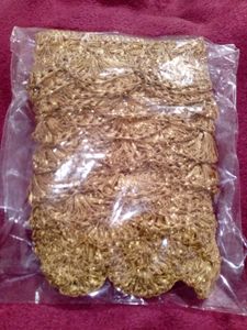 Beautiful Golden Ribbon Lace In Cutting Dizine🏵🏵