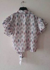 Cute Patterned Crop Top