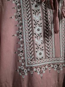 Printed Pink Peplum Top