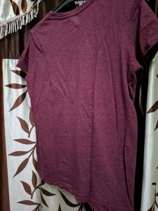Regular Fit Men's T-shirt (Maroon)