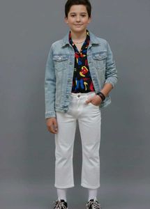 Classic White Denim Jeans
