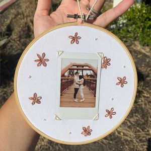 valentine's day special embroidery hoops.