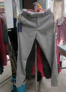 Beige Flared Pants