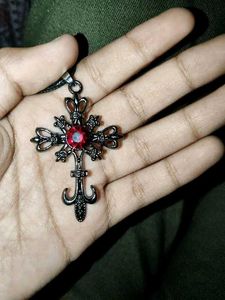 Y2K Cross Pendant Necklace