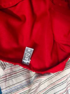 Chic Red Ruffle Maxi Dress