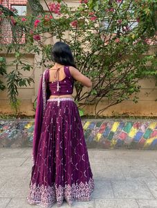Stunning Purple Lehenga Choli