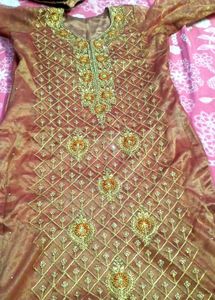 New Partywear Suit Pent With Heavy Work Dupatta