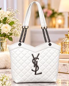 YSL PREMIUM QUILTED TOTE HANDBAG 👜✨