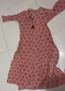 Embellished Dark Blue Kurta