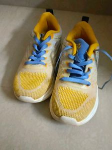 Stylish Yellow &amp; Blue Sneakers