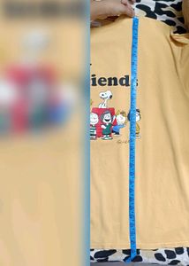 Peanuts "My Friends" Oversized Graphic Unisex Tee