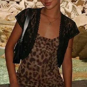 Black Lace Bolero Shrug