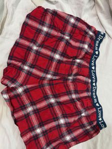 Cozy Plaid Pajama Shorts