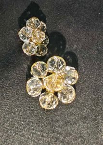 Sparkling Crystal Flower earring