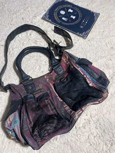 Y2K Boho Chic Embroidered Satchel