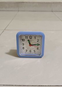 New Unused Oreva Blue Alarm Table Clock