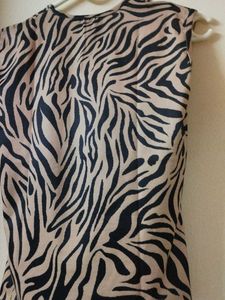 Shein Zebra Print Tank Top