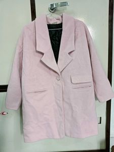 Pastel Pink Oversized Coat
