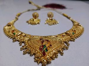 Exquisite Gold Peacock Earrings
