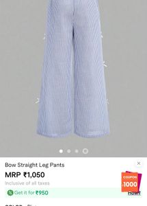 Striped Wide Leg Pants