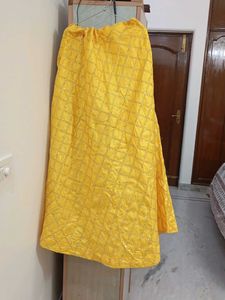 Vibrant Yellow Ethnic Skirt