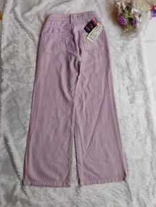 ❤️Waist 30 to 32Lavender Wide Leg Jeans