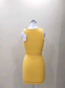 URBANIC Yellow Skirt And Top Set | 32 To 38