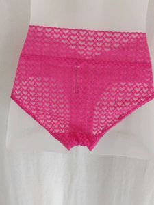 victoria's secret Vibrant Pink Lace Briefs