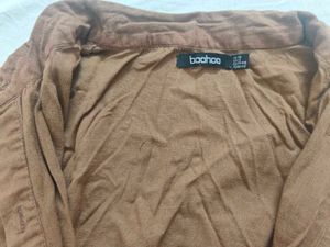 Brown Jumpsuit with Belt